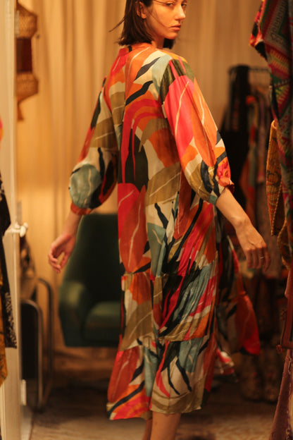 SILK DRESS SUSIE BALI NIGHTS - MOMO STUDIO BERLIN - Berlin Concept Store - sustainable & ethical fashion