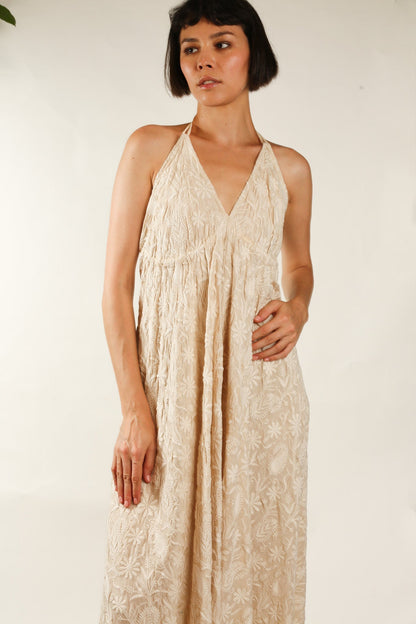 SILK EMBROIDERED DRESS SAGI - MOMO STUDIO BERLIN - Berlin Concept Store - sustainable & ethical fashion