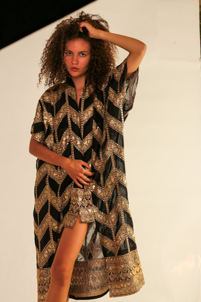 SILK EMBROIDERED KIMONO LOPE - MOMO STUDIO BERLIN - Berlin Concept Store - sustainable & ethical fashion