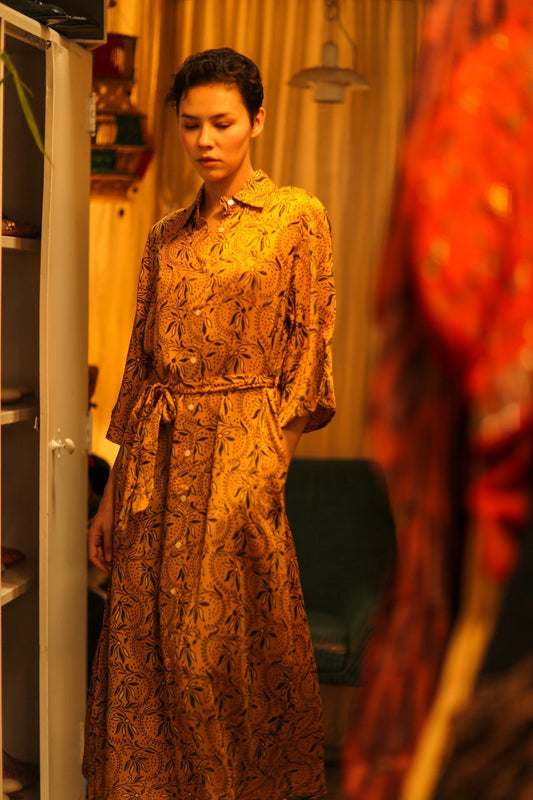 SILK HAND BLOCK PRINT DINA - MOMO STUDIO BERLIN - Berlin Concept Store - sustainable & ethical fashion