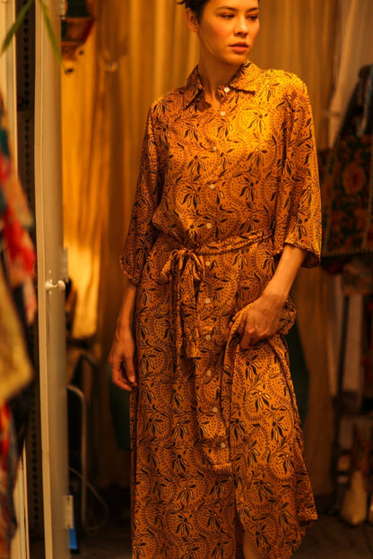 SILK HAND BLOCK PRINT DINA - MOMO STUDIO BERLIN - Berlin Concept Store - sustainable & ethical fashion