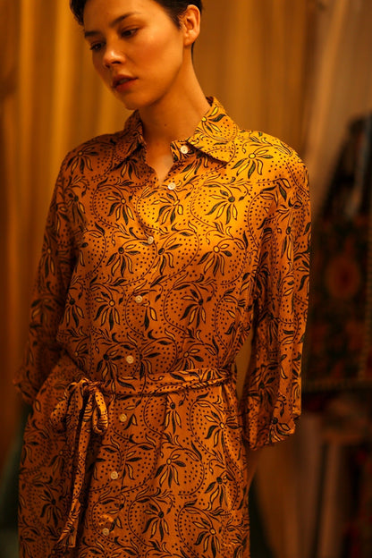 SILK HAND BLOCK PRINT DINA - MOMO STUDIO BERLIN - Berlin Concept Store - sustainable & ethical fashion