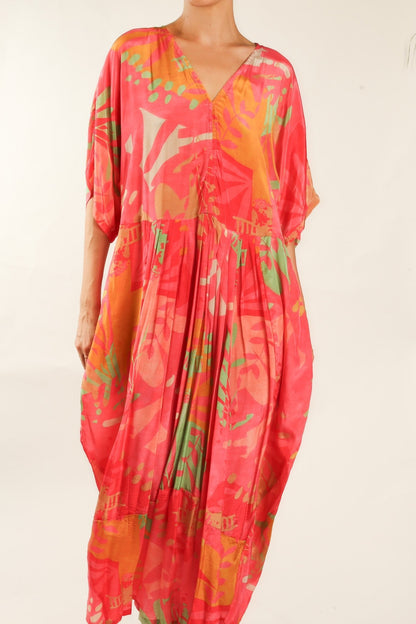 SILK KAFTAN DRESS LIA - MOMO STUDIO BERLIN - Berlin Concept Store - sustainable & ethical fashion