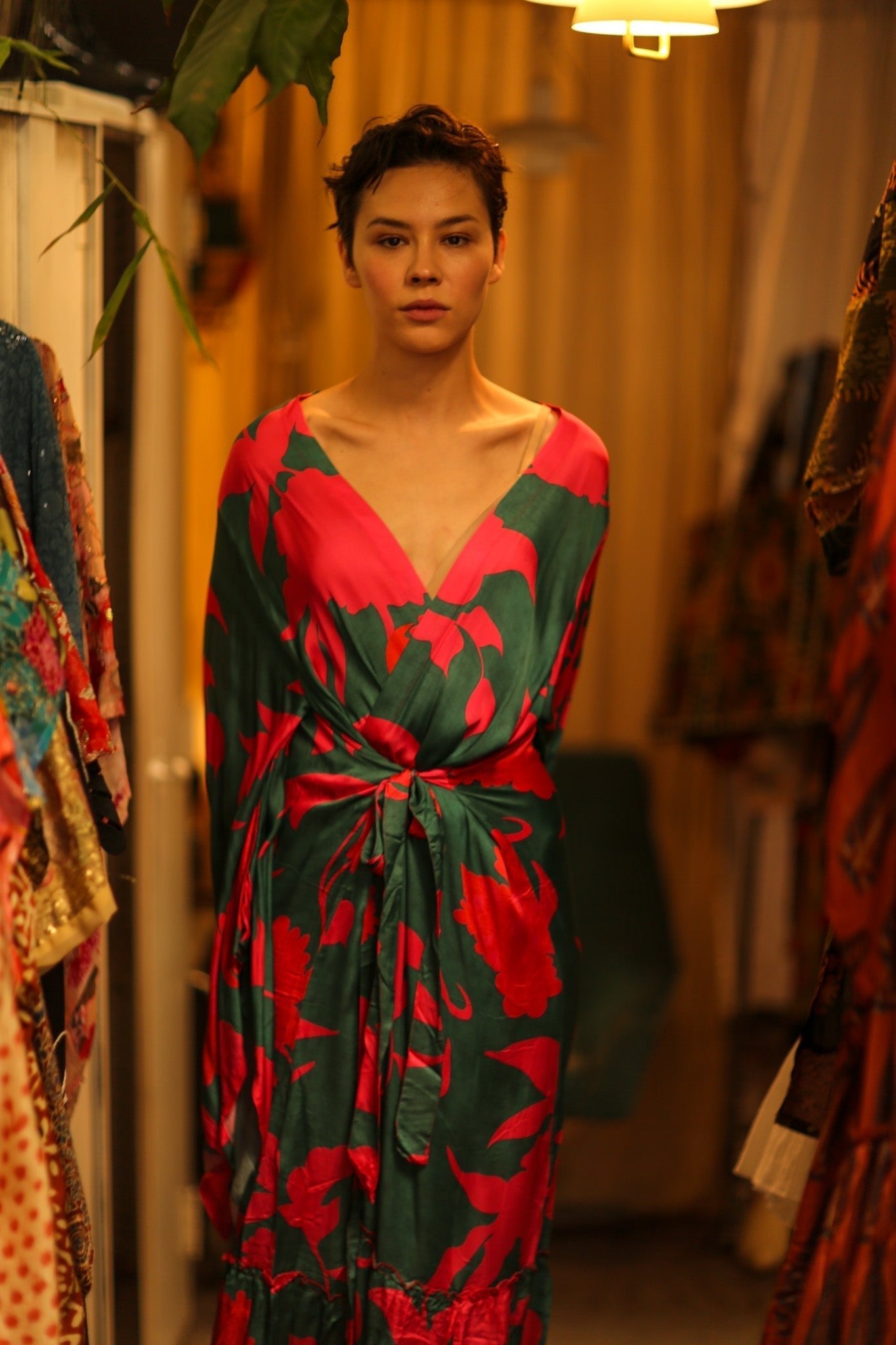 SILK XXL KIMONO FRANKY - MOMO STUDIO BERLIN - Berlin Concept Store - sustainable & ethical fashion