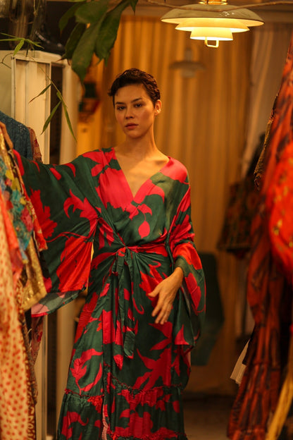 SILK XXL KIMONO FRANKY - MOMO STUDIO BERLIN - Berlin Concept Store - sustainable & ethical fashion