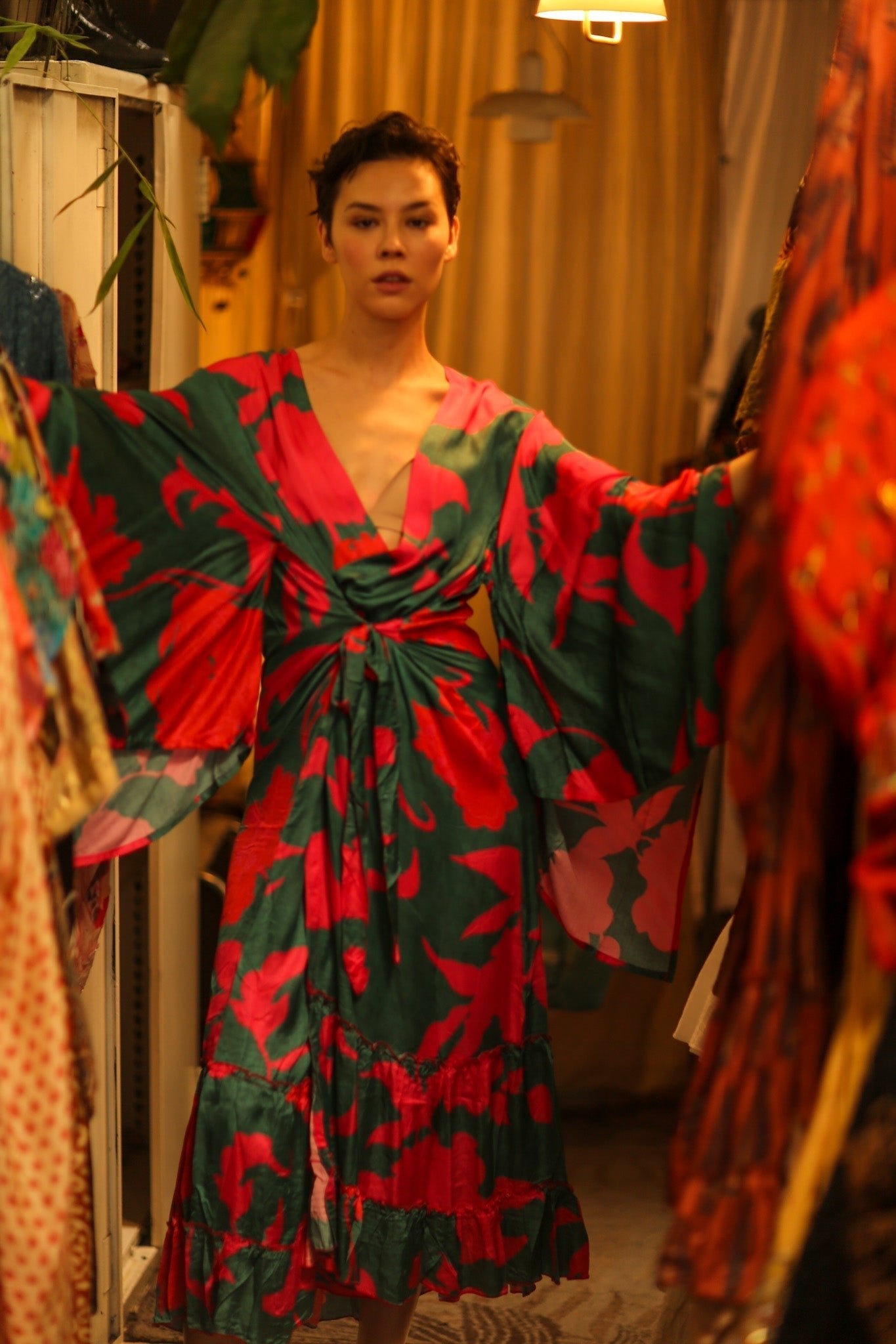 SILK XXL KIMONO FRANKY - MOMO STUDIO BERLIN - Berlin Concept Store - sustainable & ethical fashion