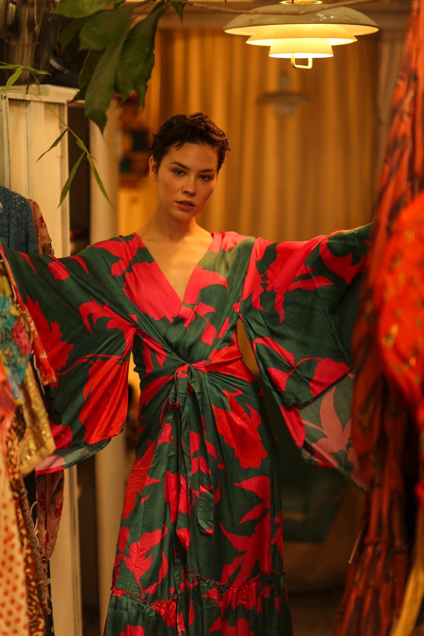 SILK XXL KIMONO FRANKY - MOMO STUDIO BERLIN - Berlin Concept Store - sustainable & ethical fashion