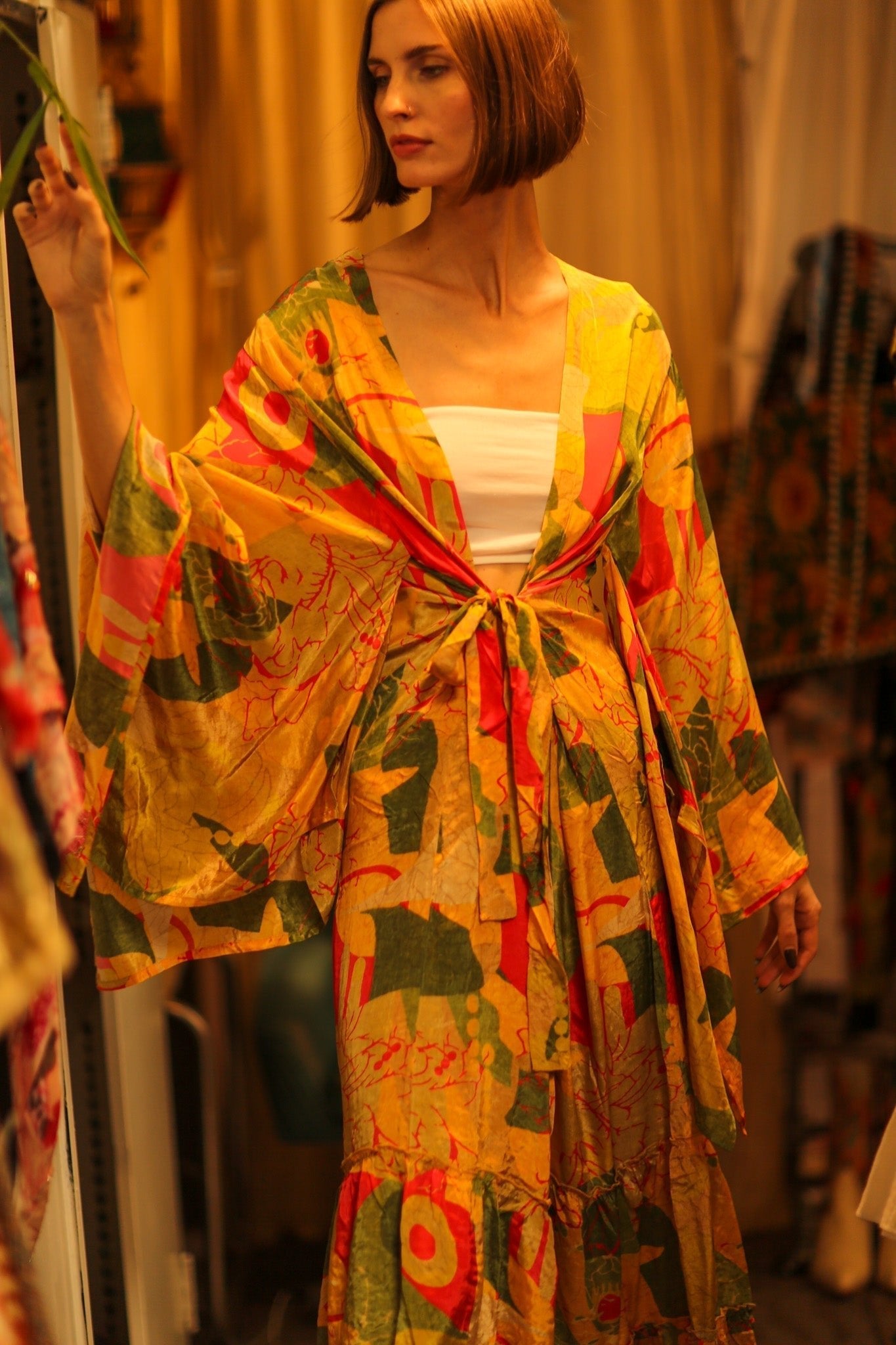 SILK XXL WING KIMONO MONI - MOMO STUDIO BERLIN - Berlin Concept Store - sustainable & ethical fashion