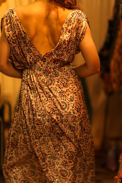 VICTORIA DRESS SILK CIRCUS RED - MOMO STUDIO BERLIN - Berlin Concept Store - sustainable & ethical fashion