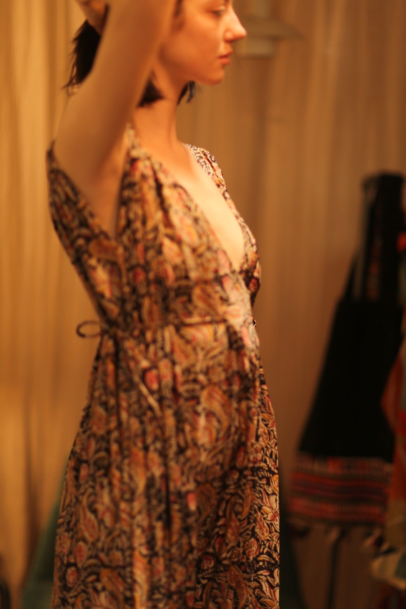 VICTORIA SILK DRESS CARNIVORE BLACK - MOMO STUDIO BERLIN - Berlin Concept Store - sustainable & ethical fashion