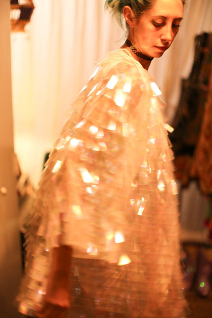 WHITE GLITTER KIMONO HEIKY - MOMO STUDIO BERLIN - Berlin Concept Store - sustainable & ethical fashion