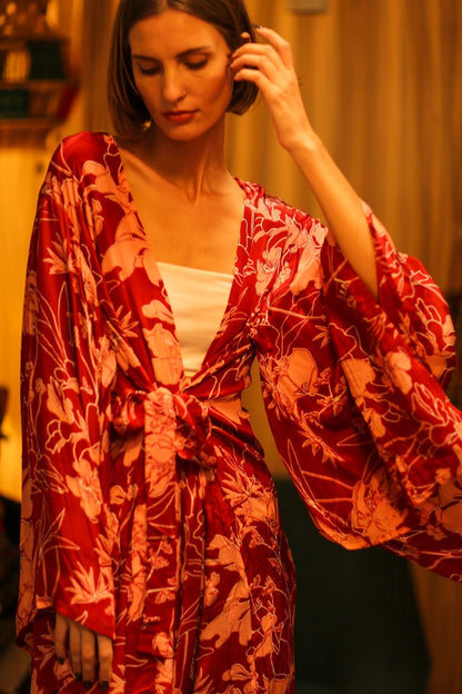 XXL WING SILK KIMONO JEEN - MOMO STUDIO BERLIN - Berlin Concept Store - sustainable & ethical fashion