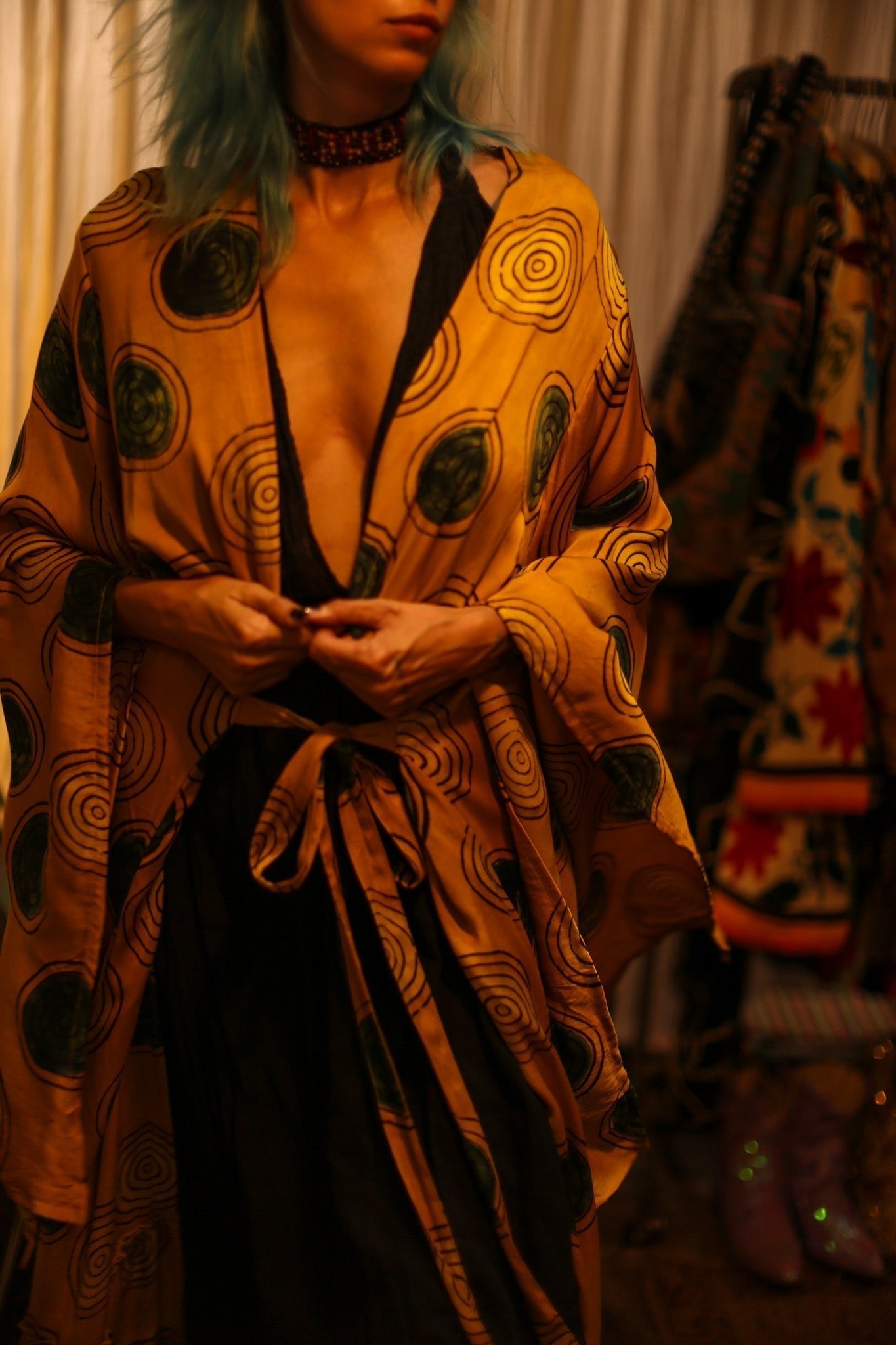 XXL WING SILK KIMONO OPHELIA - MOMO STUDIO BERLIN - Berlin Concept Store - sustainable & ethical fashion