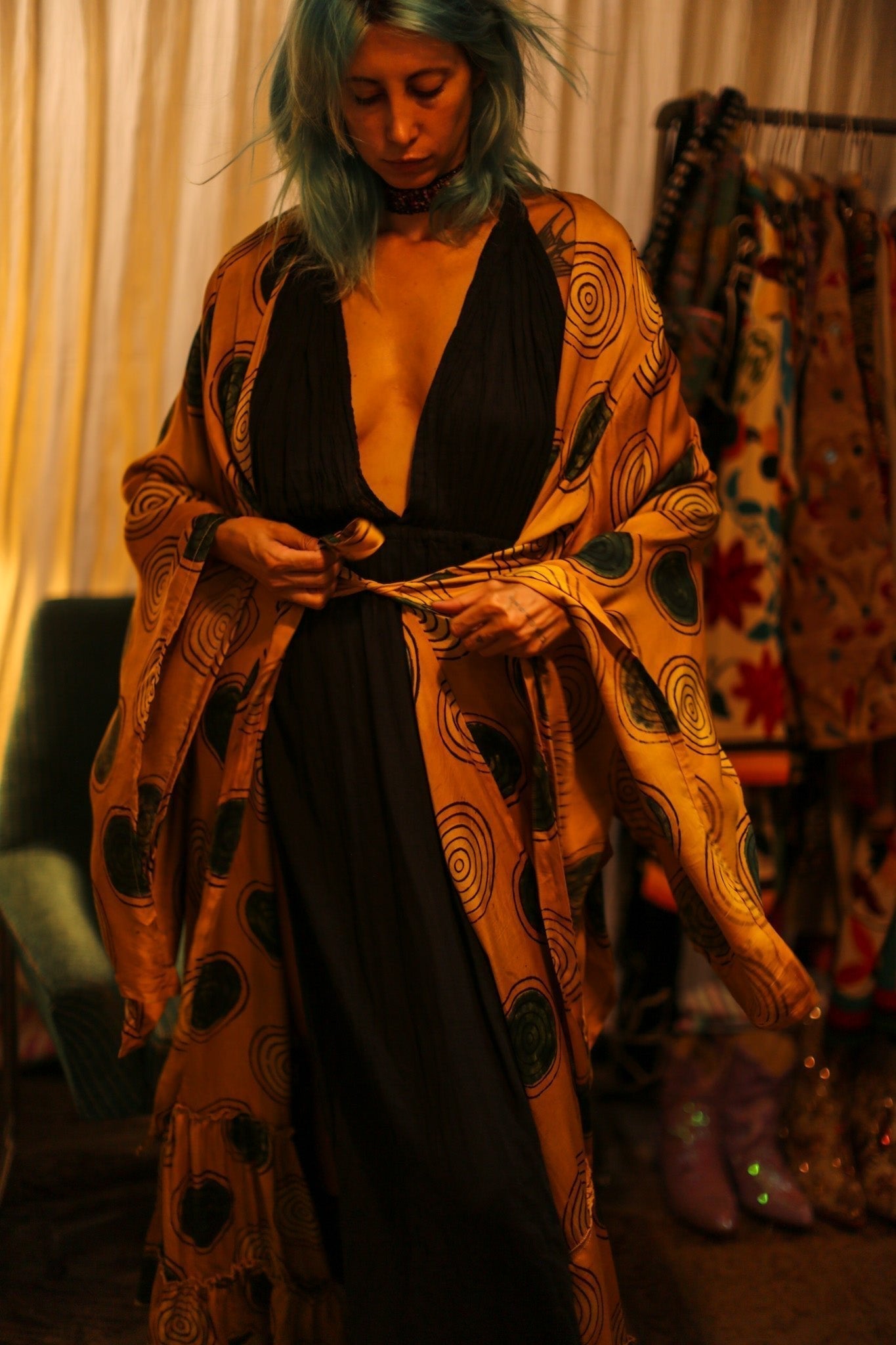 XXL WING SILK KIMONO OPHELIA - MOMO STUDIO BERLIN - Berlin Concept Store - sustainable & ethical fashion