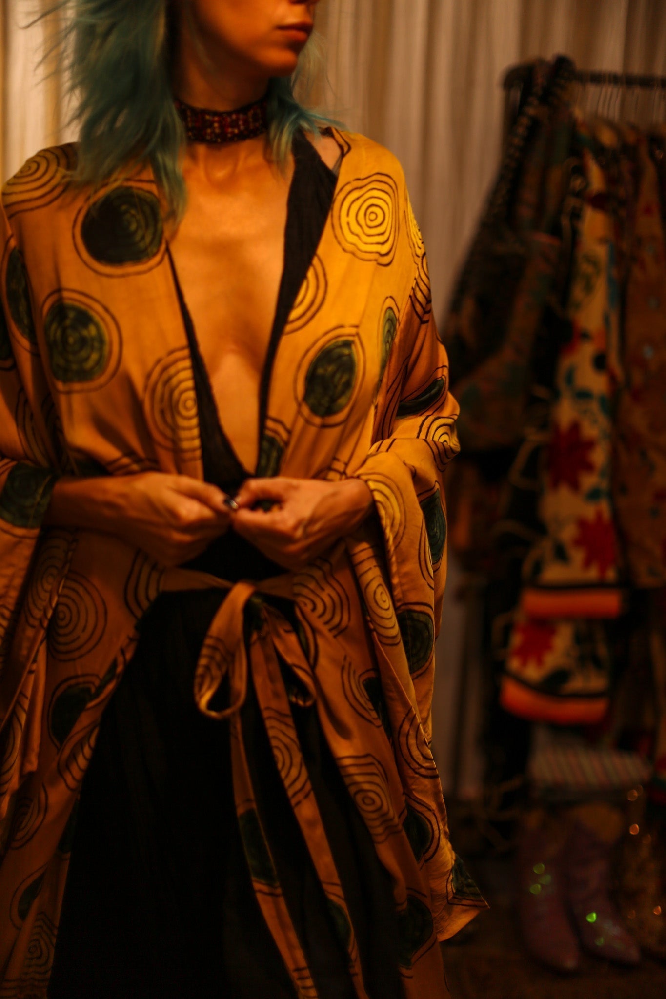 XXL WING SILK KIMONO OPHELIA - MOMO STUDIO BERLIN - Berlin Concept Store - sustainable & ethical fashion
