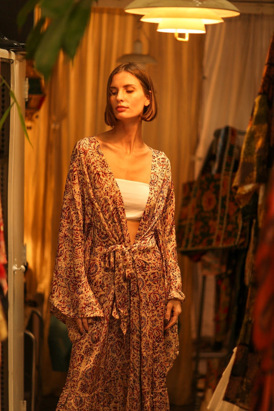 XXL WING SILK KIMONO PINA - MOMO STUDIO BERLIN - Berlin Concept Store - sustainable & ethical fashion