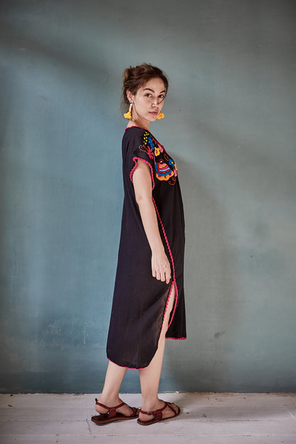Embroidered Kaftan Dress Nova