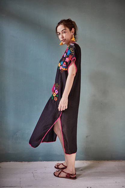 Embroidered Kaftan Dress Nova