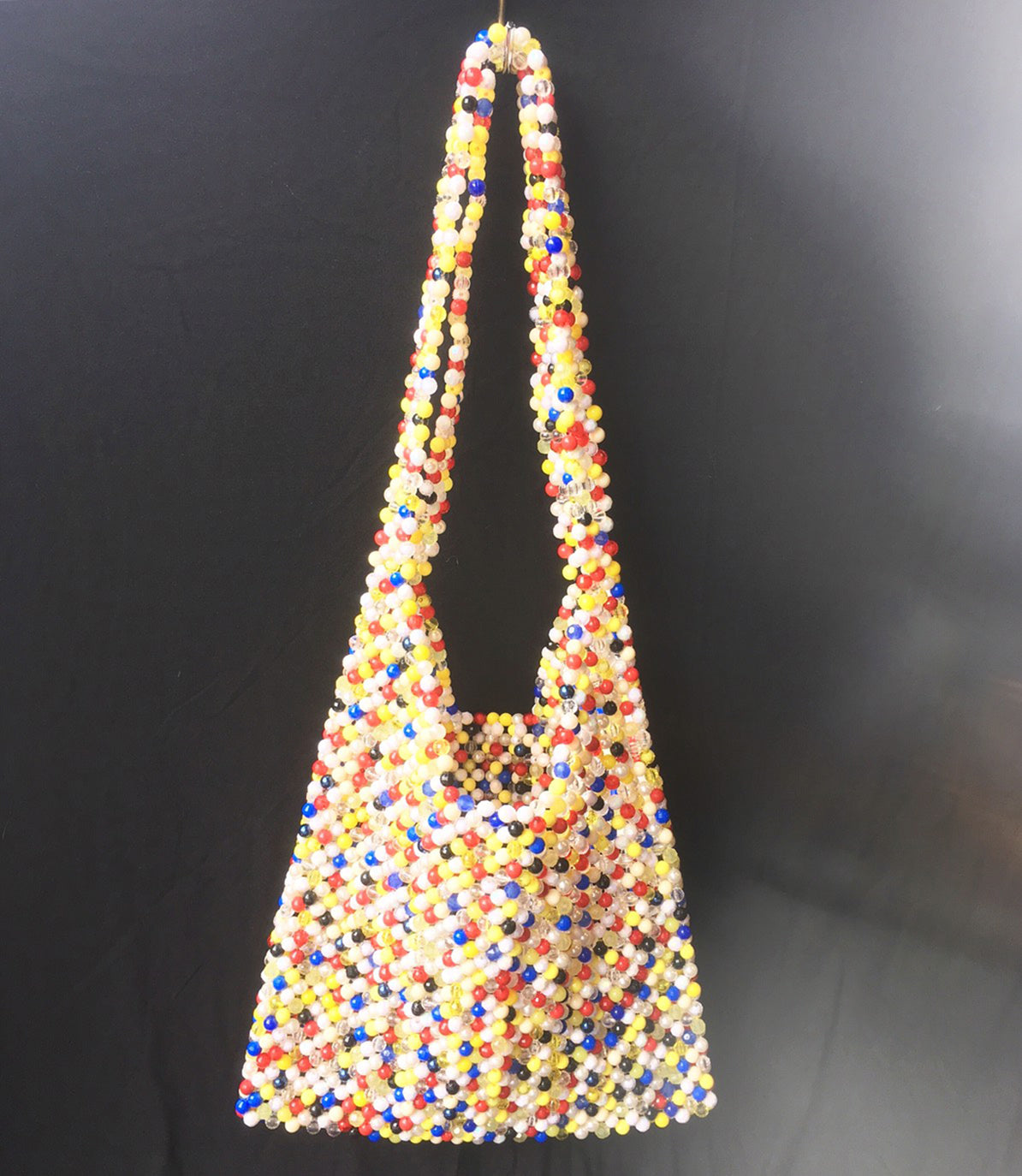 Beaded Shoulder Tote Bag Style Director Choice Mie