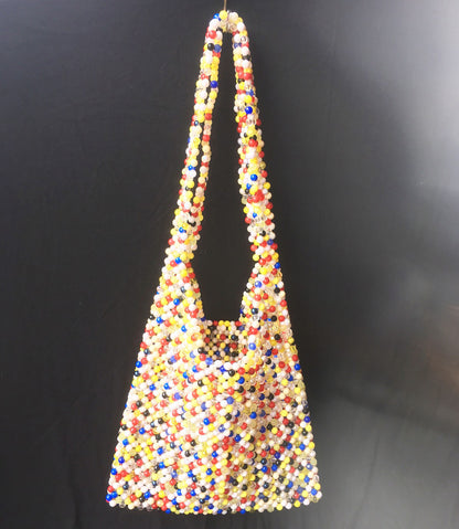 Beaded Shoulder Tote Bag Style Director Choice Mie