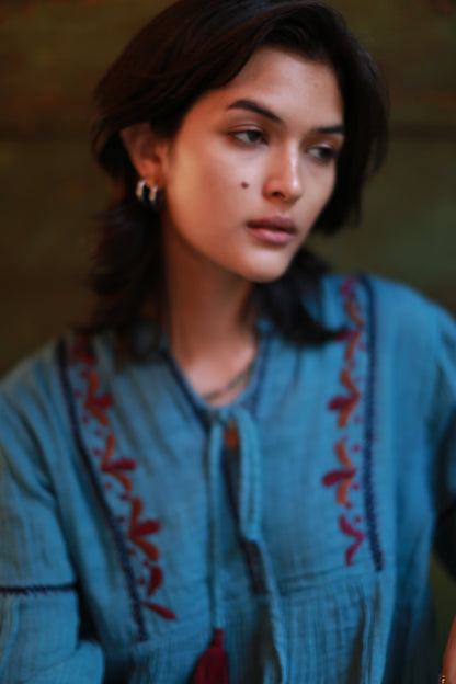 EMBROIDERED DRESS JELENA