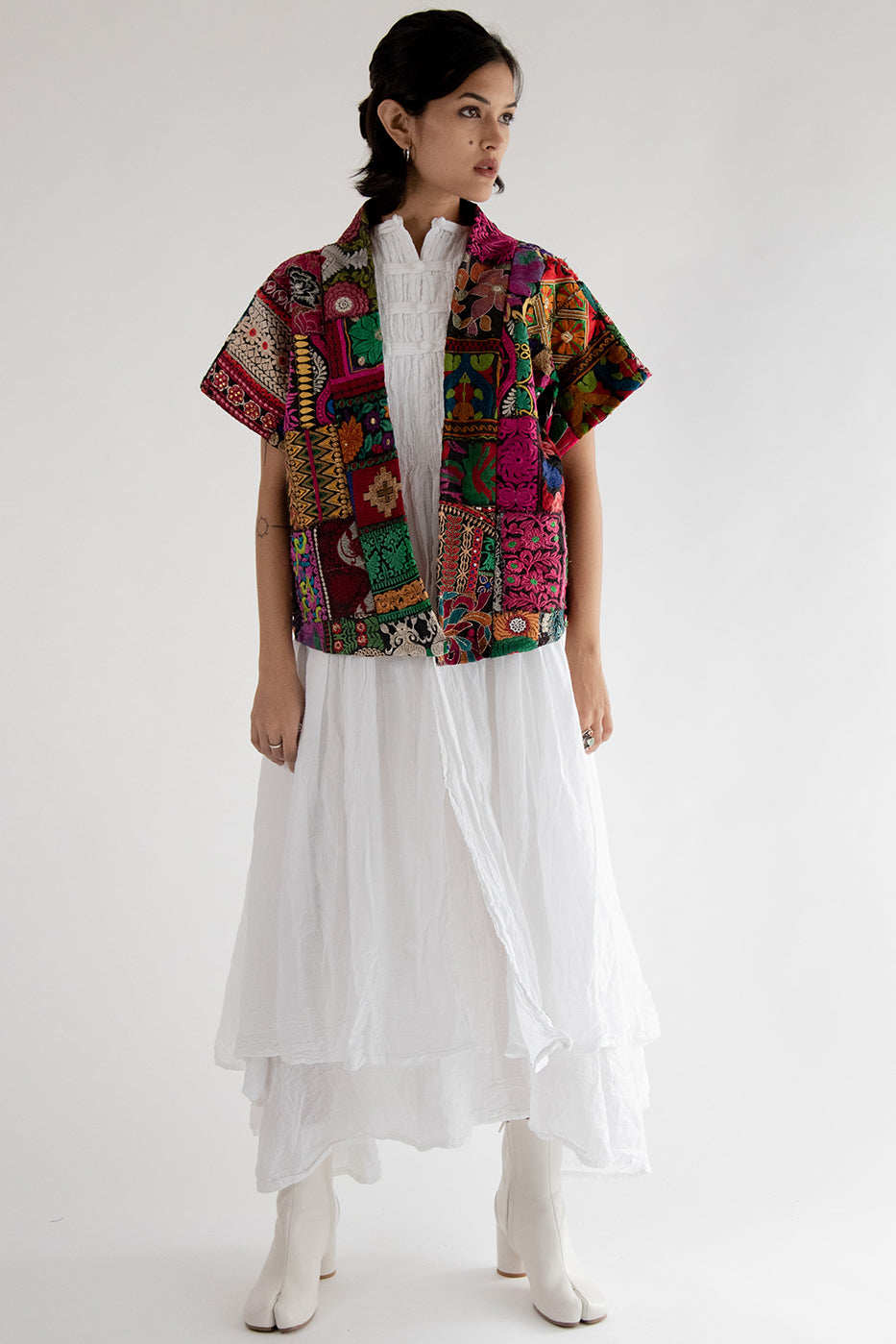 PATCHWORK KIMONO BOLEROA JACKET ULLA JOHNSON