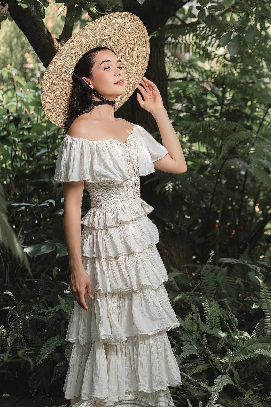 COTTON DRESS QUEST - sustainably made MOMO NEW YORK sustainable clothing, dress slow fashion