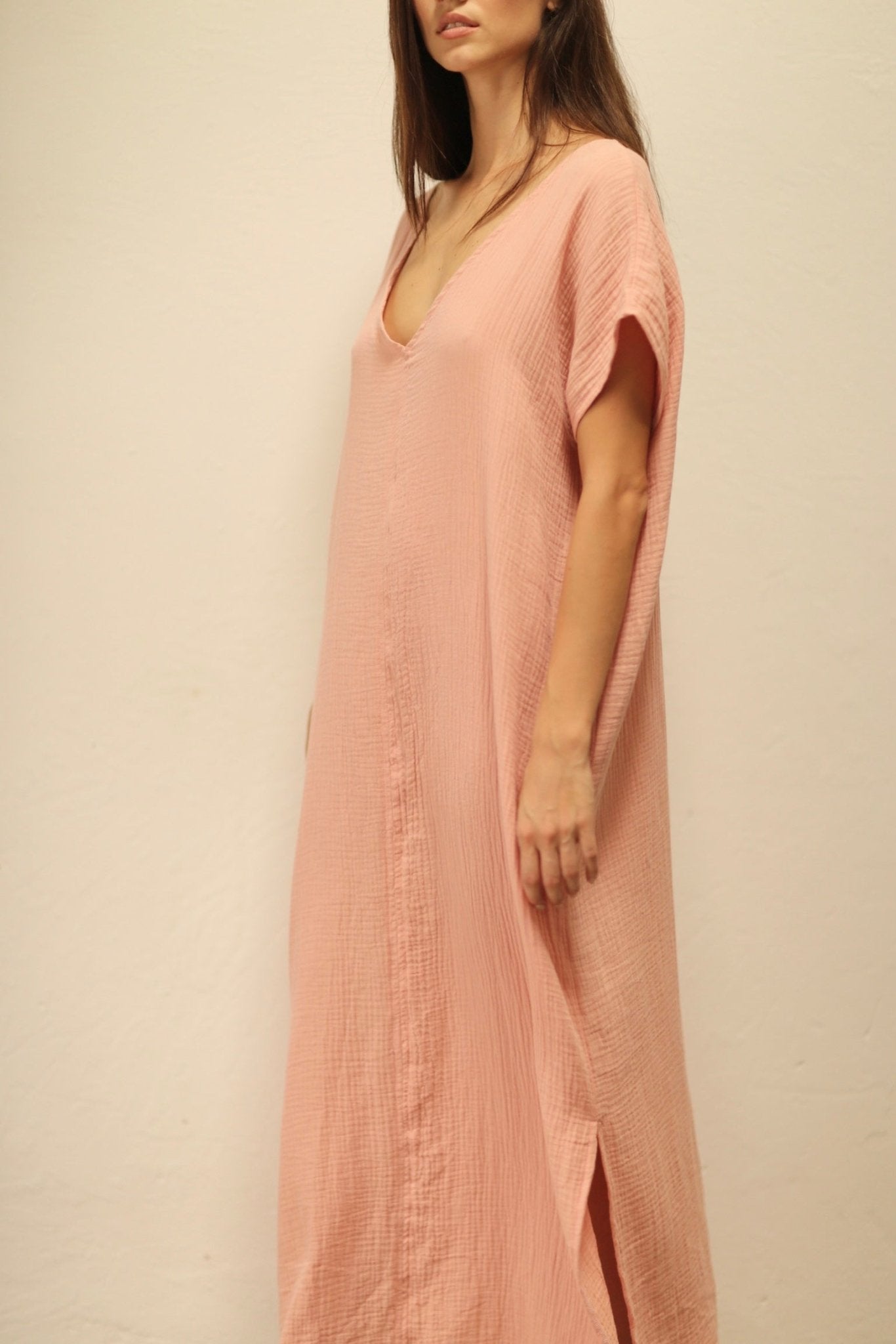 DRESS HELEN COTTON - BANGKOK TAILOR CLOTHING STORE - HANDMADE CLOTHING