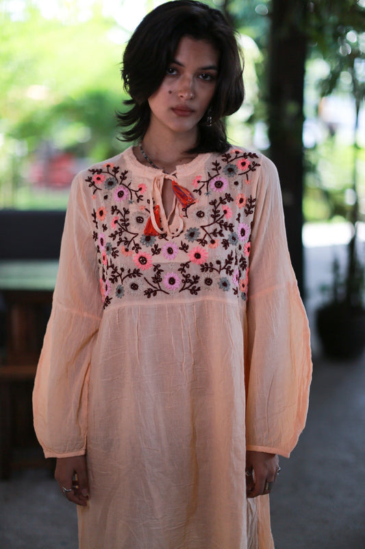 EMBROIDERED DRESS MALIKA MOMO NEW YORK