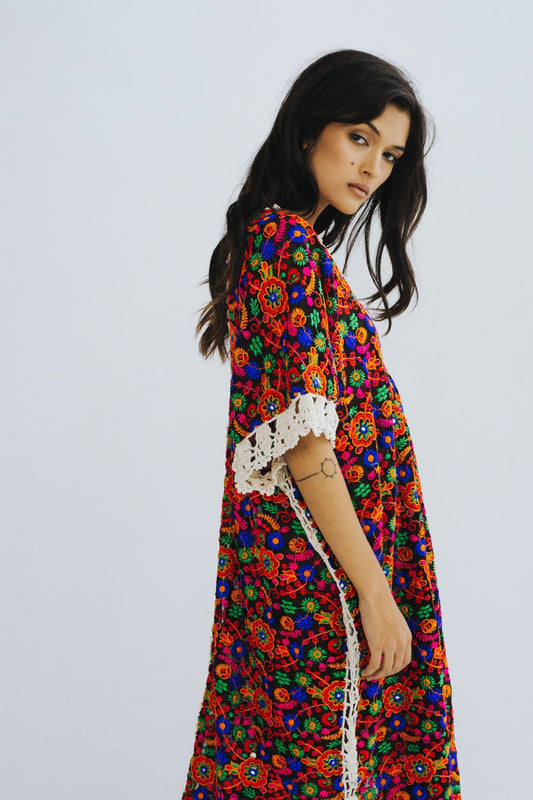 EMBROIDERED KAFTAN IDA MOMO NEW YORK