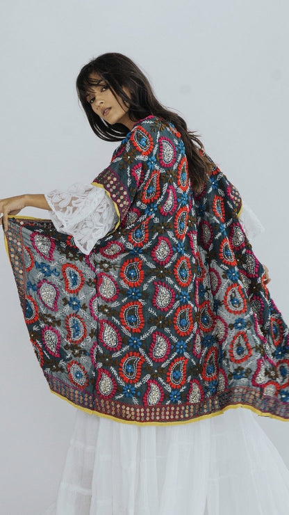 EMBROIDERED KAFTAN PILAR MOMO NEW YORK