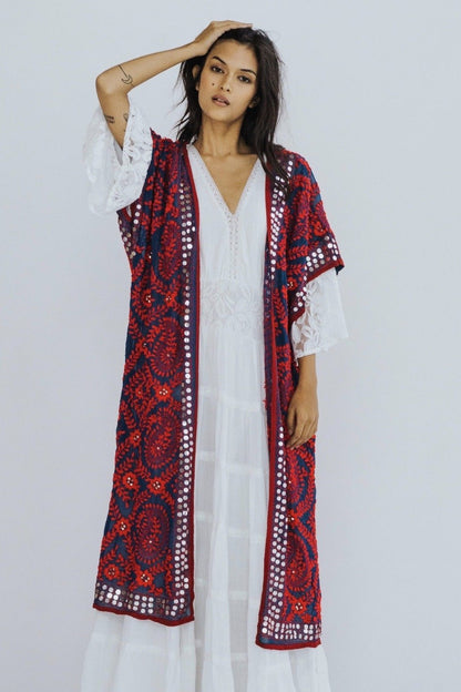 EMBROIDERED KAFTAN PILAR MOMO NEW YORK