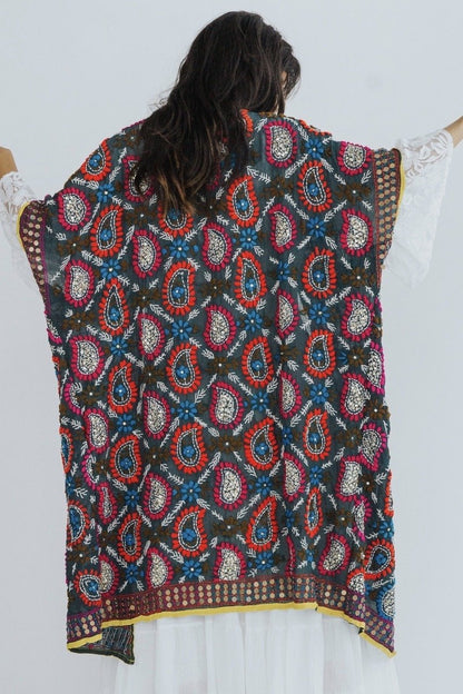 EMBROIDERED KAFTAN PILAR MOMO NEW YORK