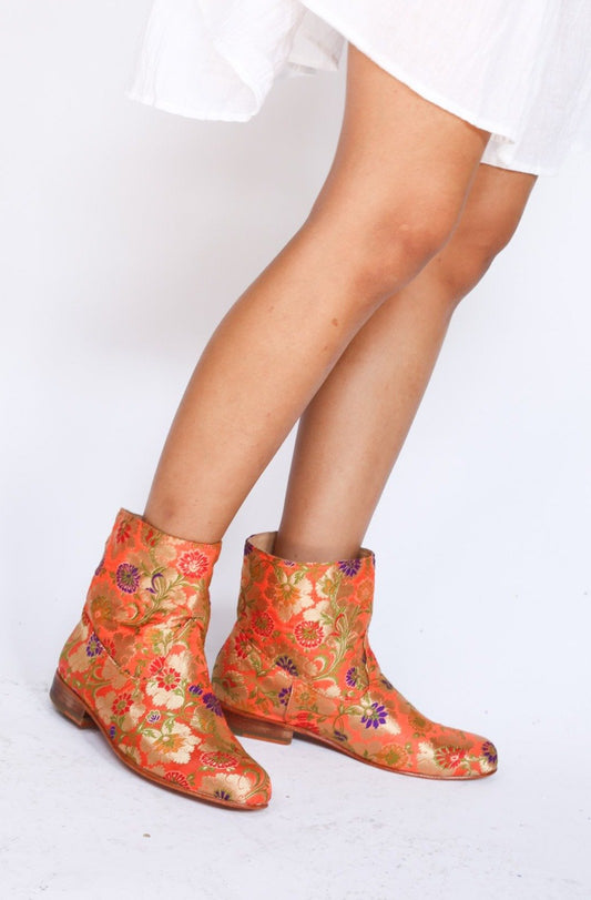 SILK ANKLE BOOTS JUDD