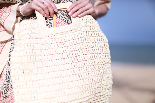 SUMMER STRAW BAG NISA MOMO NEW YORK