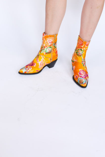 Silk Ankle Boots Tijana