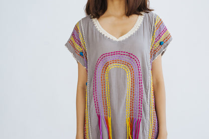 KAFTAN DRESS NUTSU MOMO NEW YORK