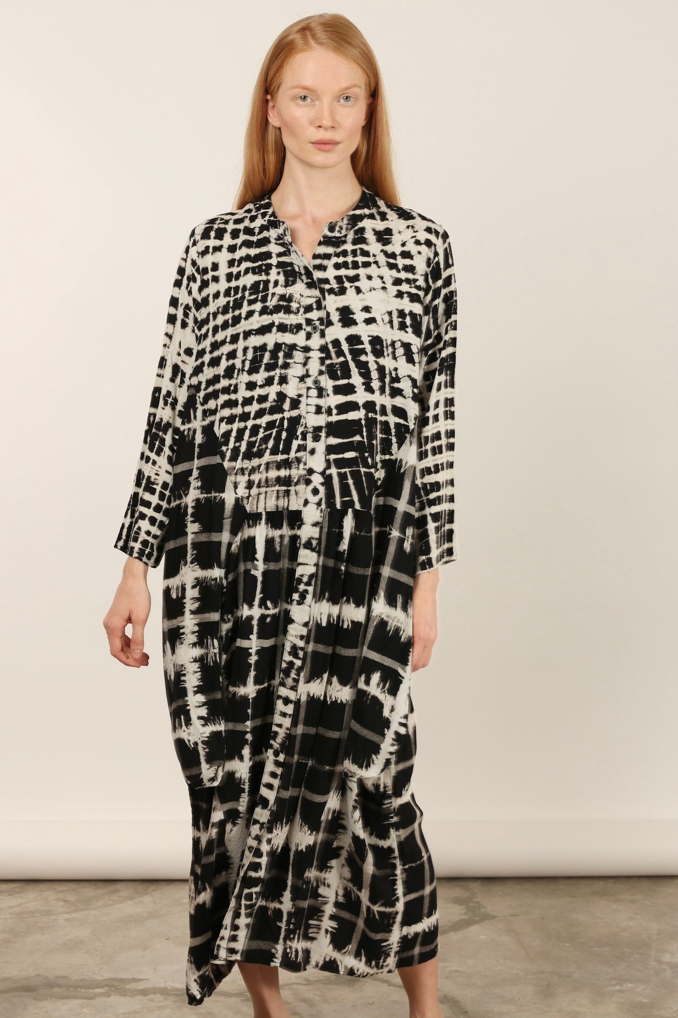 KIRAZ COTTON DRESS - sustainably made MOMO NEW YORK sustainable clothing, dress slow fashion