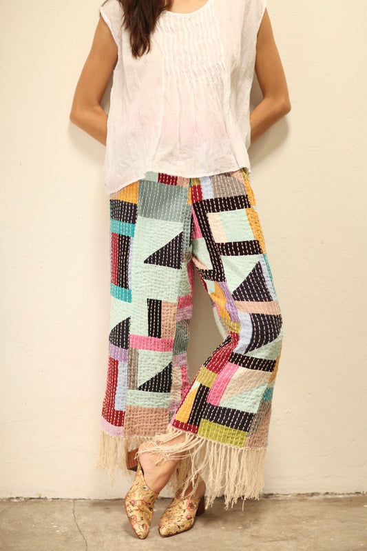ROS LONG ARTISANS HAND EMBROIDERED PANTS - BANGKOK TAILOR CLOTHING STORE - HANDMADE CLOTHING