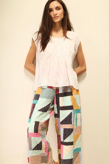 ROS LONG ARTISANS HAND EMBROIDERED PANTS - BANGKOK TAILOR CLOTHING STORE - HANDMADE CLOTHING