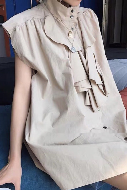 RUFFLE BLOUSE MANUELA MOMO NEW YORK