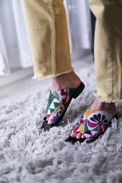 SUMMER LEATHER SANDALS  DOAN MOMO NEW YORK